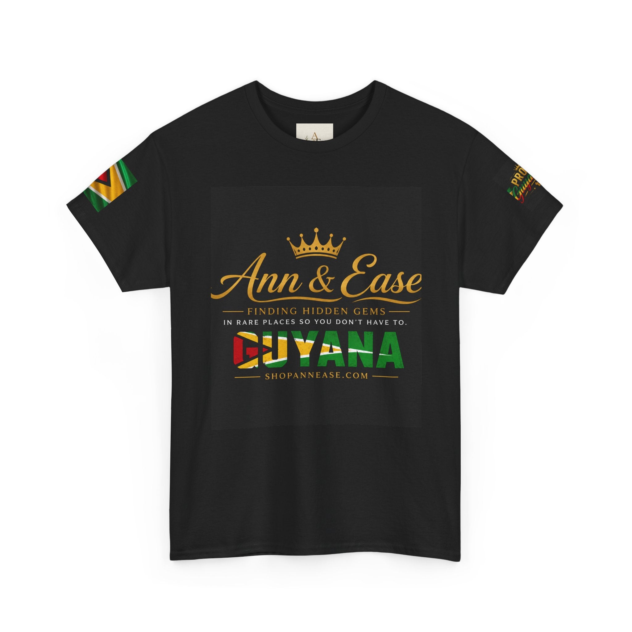 Guyana Travel Tee — Ann & Ease 'Finding Hidden Gems' Caribbean Vacation Shirt