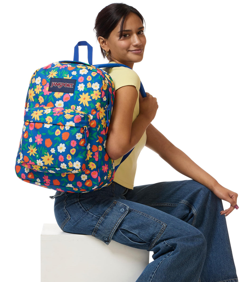 JanSport SuperBreak One Backpacks - Durable, Lightweight Bookbag with 1 Main Compartment, Front Utility Pocket with Built-in Organizer - Premium Backpack, Black