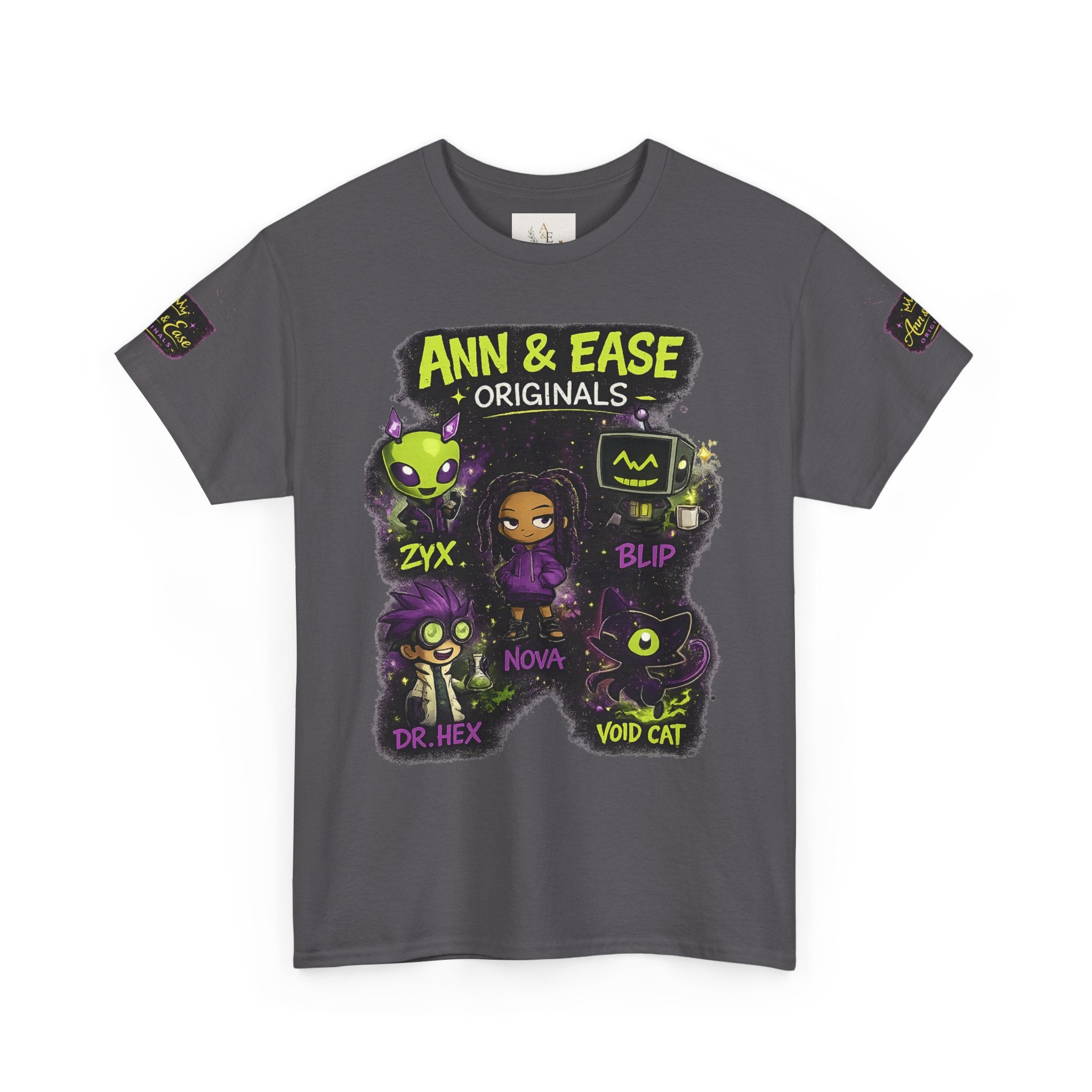 Glitch Squad Tee — "We Don't Fit In" Graphic T-Shirt