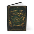 Hardcover Journal - "My Adventures Are Just Beginning" Inspirational Writing Notebook