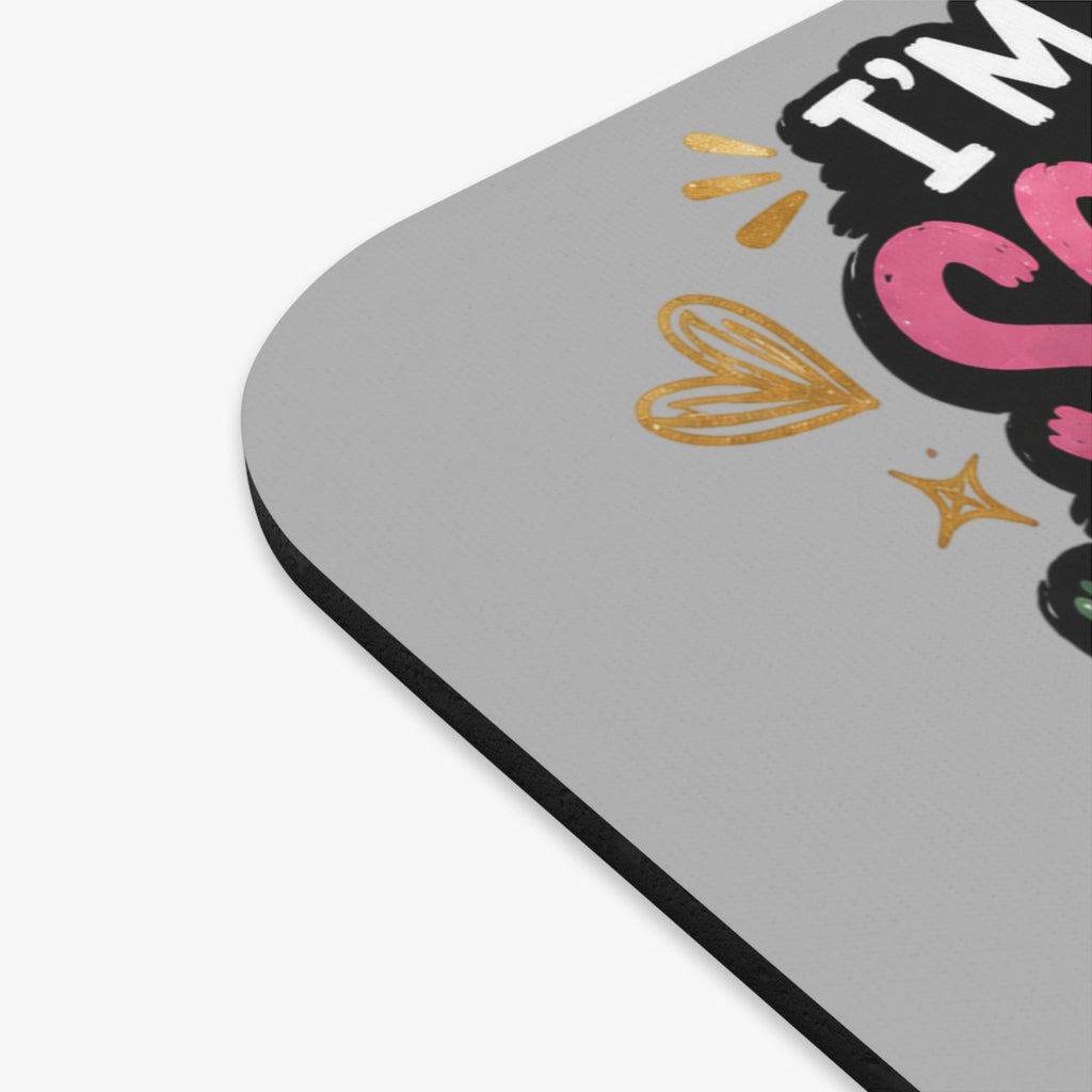 Social Worker Mouse Pad — "I’m a Social Worker I Can’t Fix Crazy But I Can Document It Like a Pro" Desk Mat