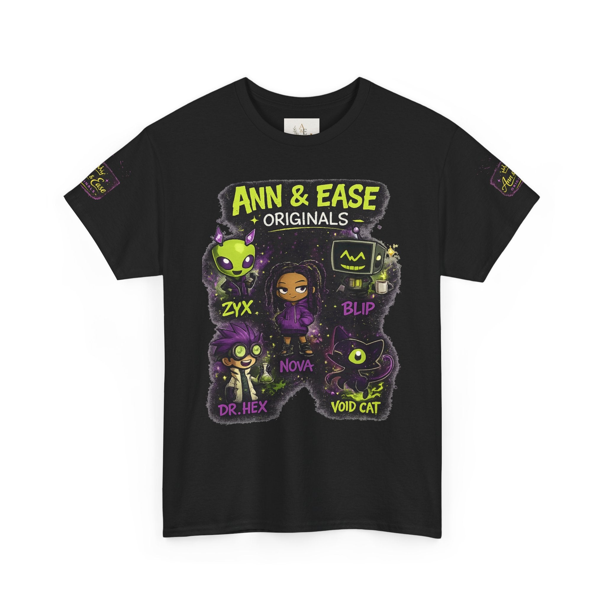 Glitch Squad Tee — "We Don't Fit In" Graphic T-Shirt