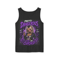 Graphic Tank Top — "Pretty Dangerous / Cute But Cursed" Goth Illustration