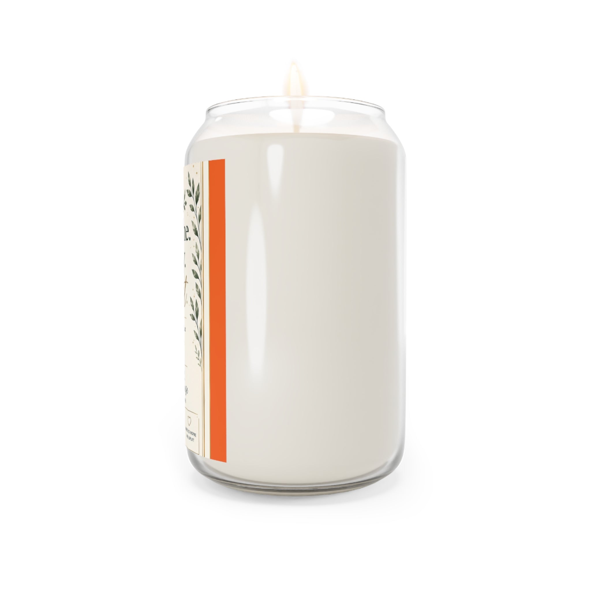 Breathe Pray Trust Soy Candle — 13.75 oz Scented Inspirational Jar Candle