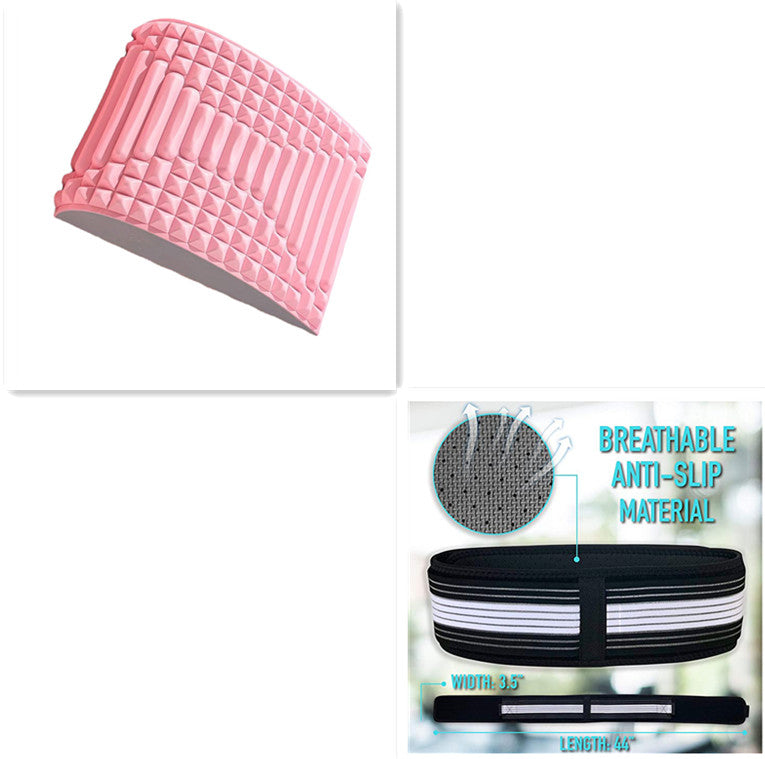Almohada de estiramiento de espalda, soporte lumbar y cervical, masajeador para cuello, cintura, espalda, ciática, hernia de disco, alivio del dolor, masaje, relajación