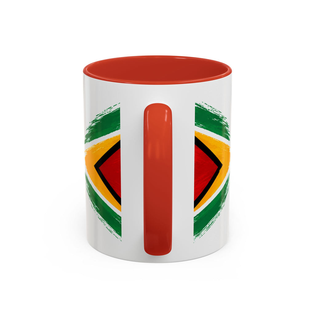 Proud Basketball Mom Accent Coffee Mug – Colorful Heart & Basketball Design (11/15oz)