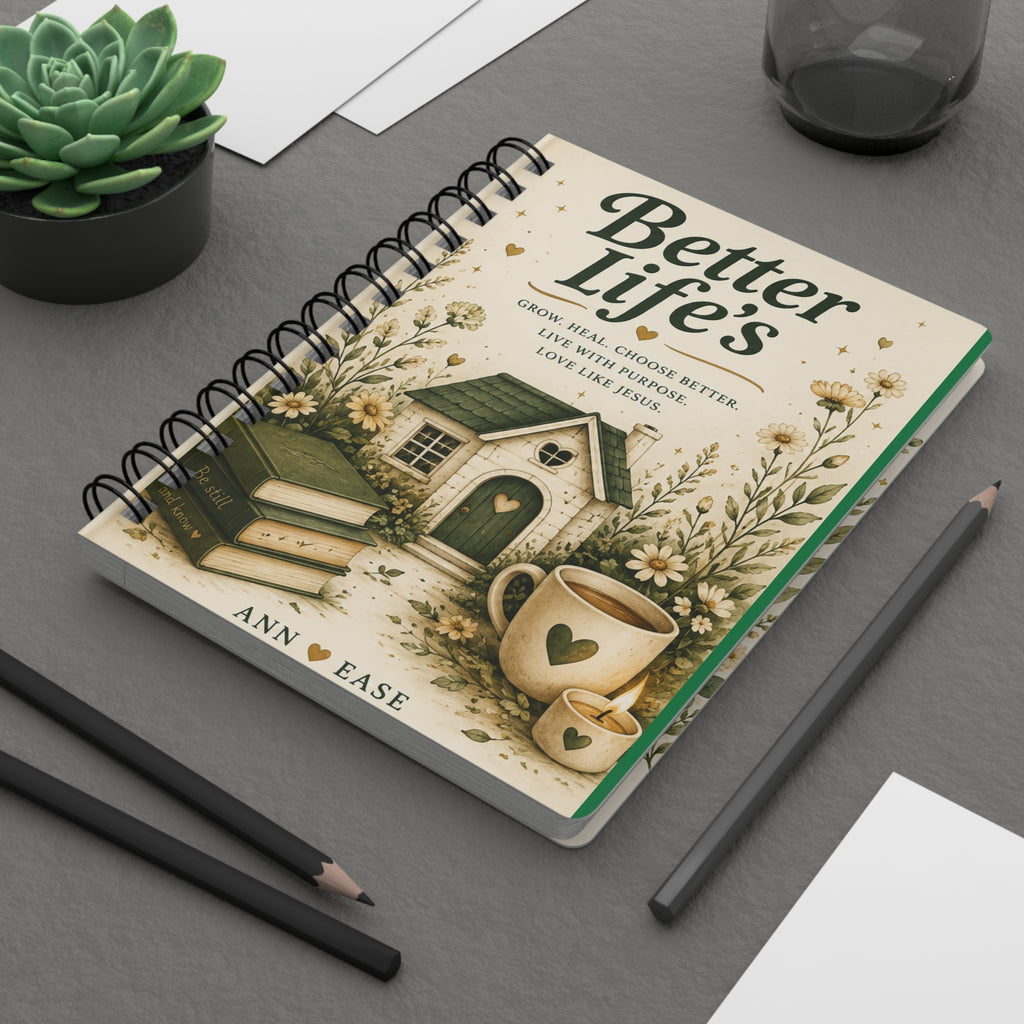 Better Life’s Spiral Journal — Faith-Based Guided Notebook