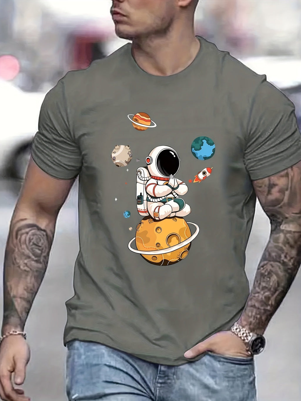Men’s Astronaut Graphic Shirt