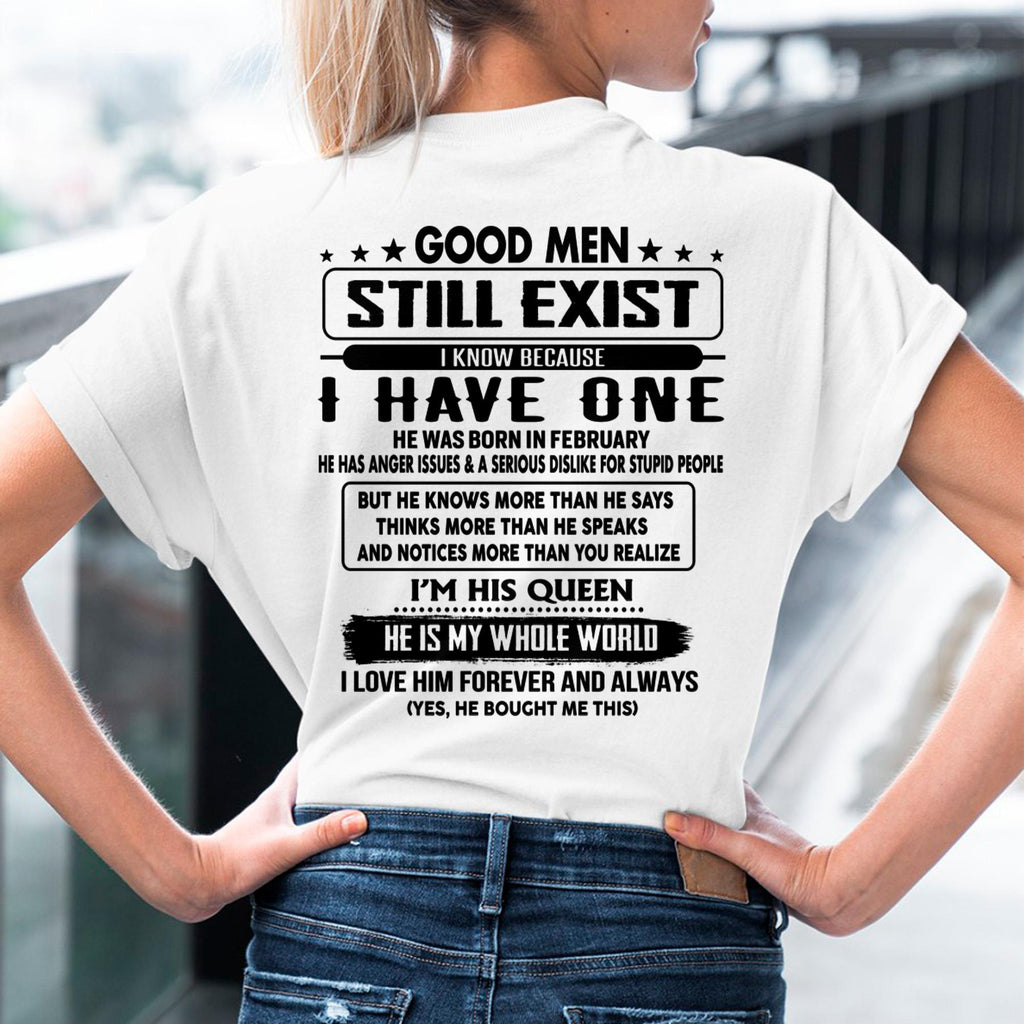 February - Good men Still Exist - gift for your girlfriend, wife from Husband - NGHL02 (SKU-GMSAU-02)