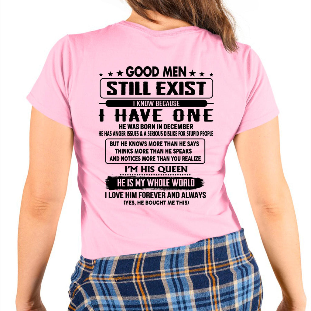 December - Good men Still Exist - gift for your girlfriend, wife from Husband - NGHL12 (SKU-GMSAU-12)