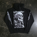 Sudadera con capucha negra "¿Estamos siquiera vivos?"