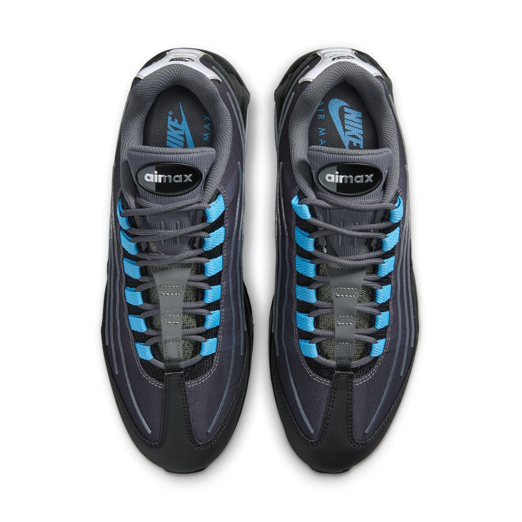 Nike Air Max 95 Tech para hombre - Negro/Azul universitario