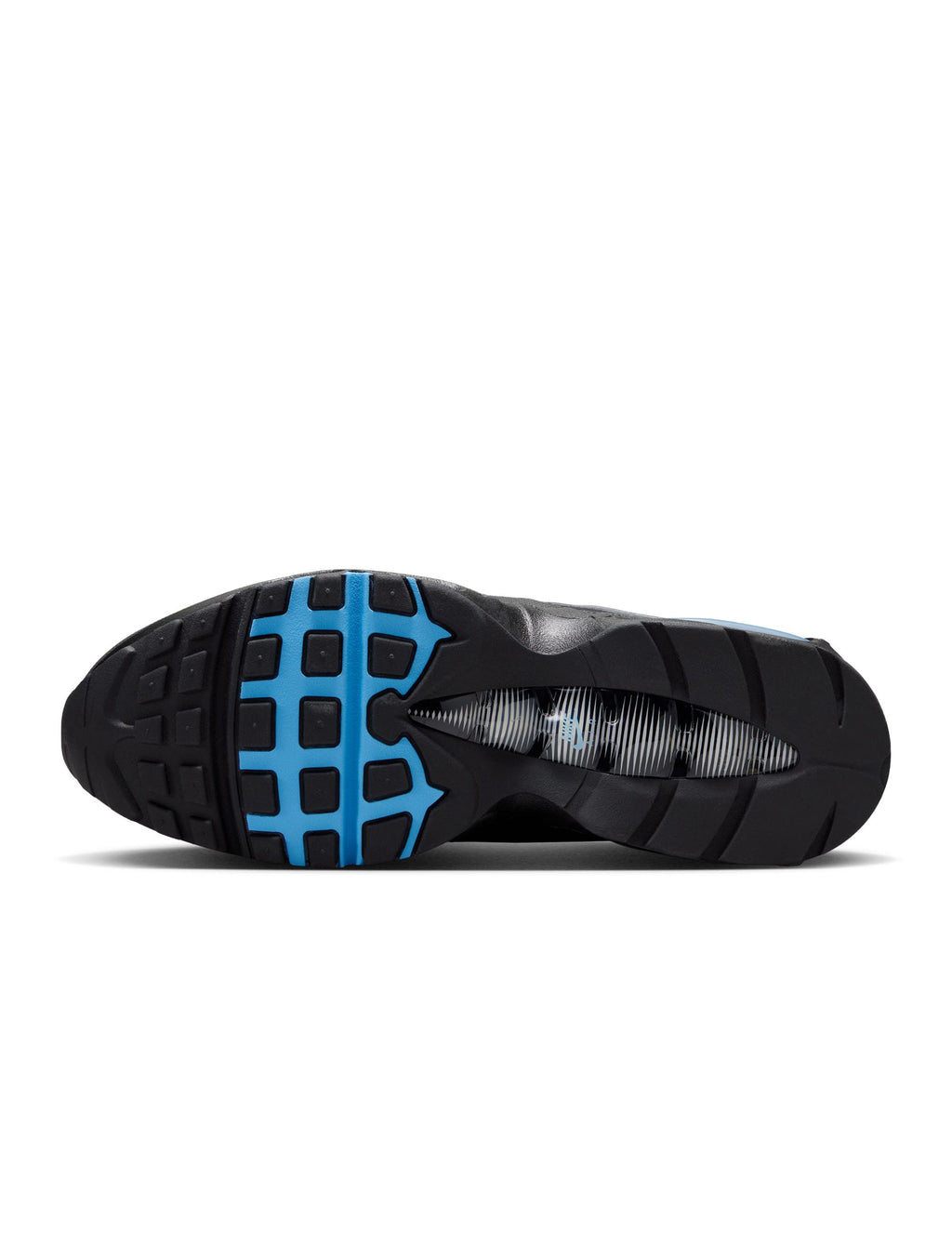 Nike Air Max 95 Tech para hombre - Negro/Azul universitario