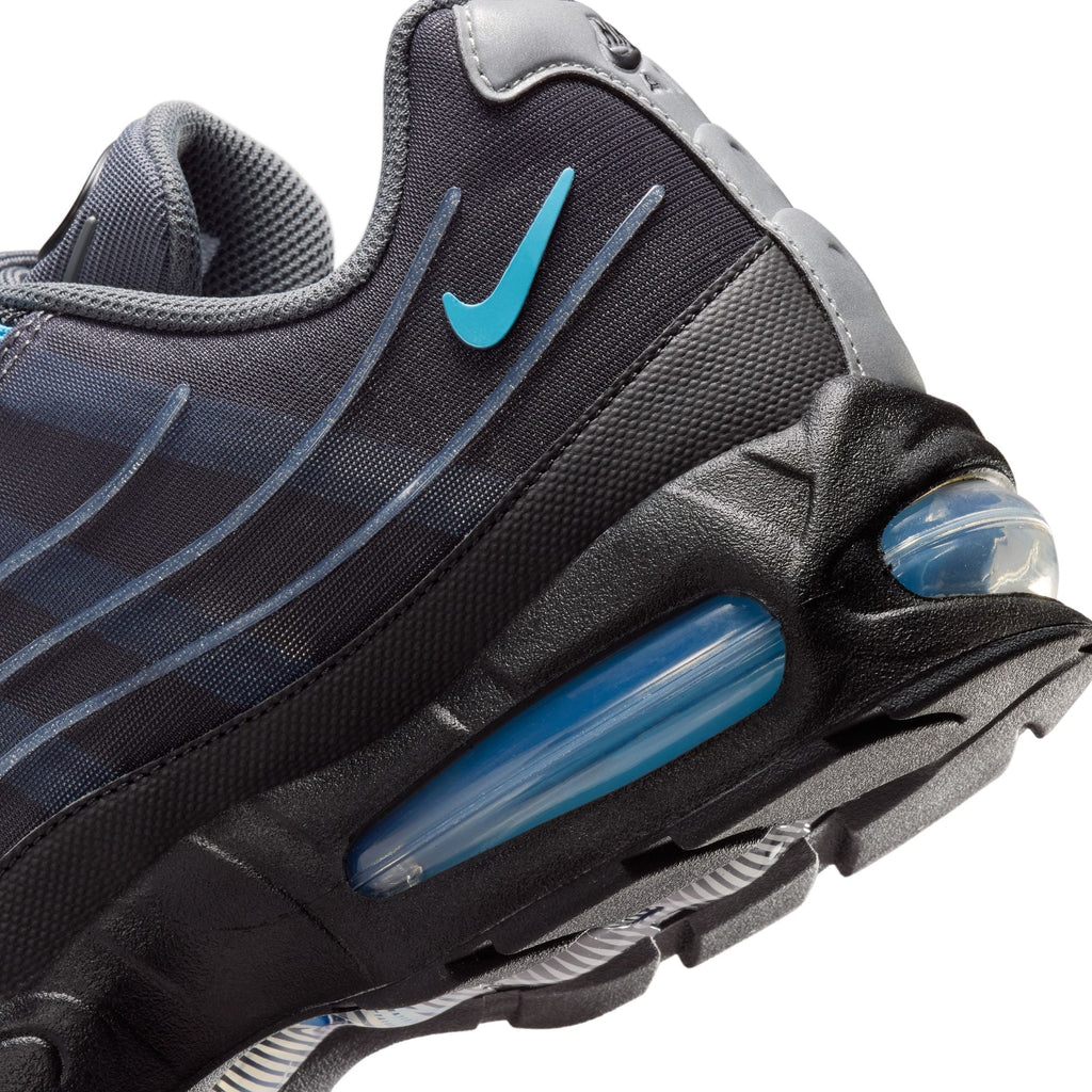 Nike Air Max 95 Tech para hombre - Negro/Azul universitario