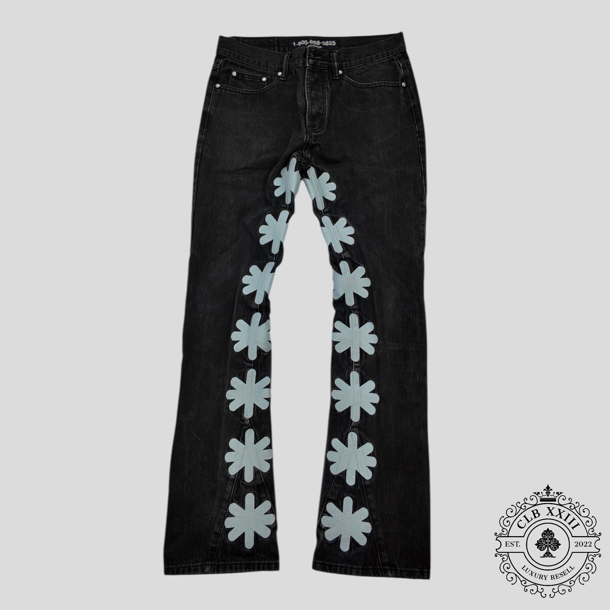 Lostshdws Dark Shdw Denim en Negro/Hielo
