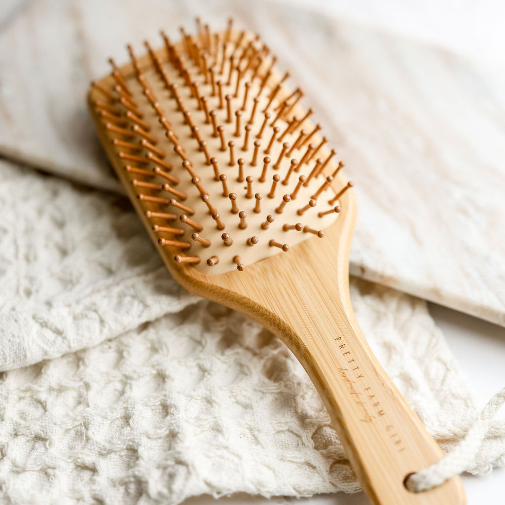 Cepillo de pelo de bambú