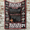 Special Gift For Son Blanket - From Mom