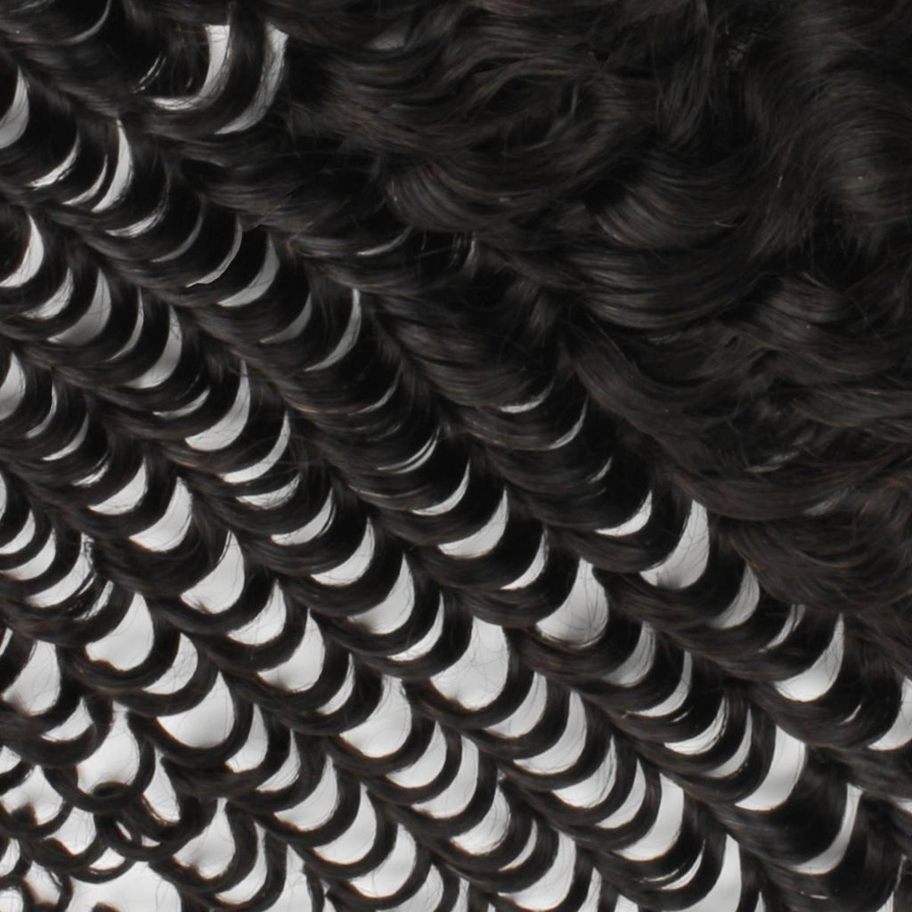Deep Wave 13x4 HD Lace Human Hair Frontal