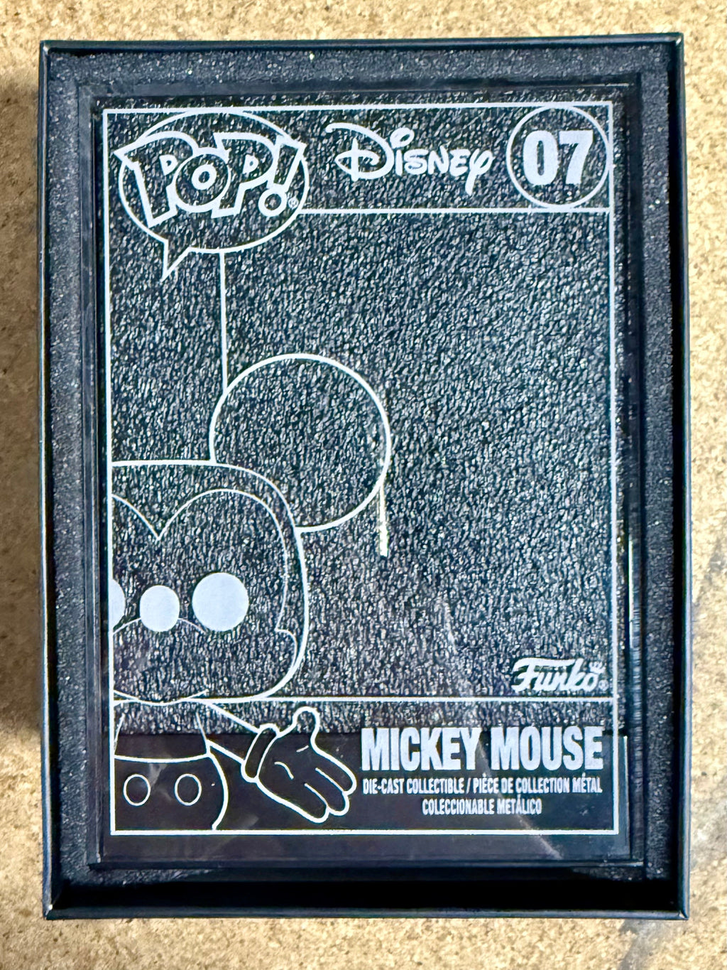 Funko Pop! Die-Cast Mickey Mouse #07 Disney Funko Shop 2022 Exclusive