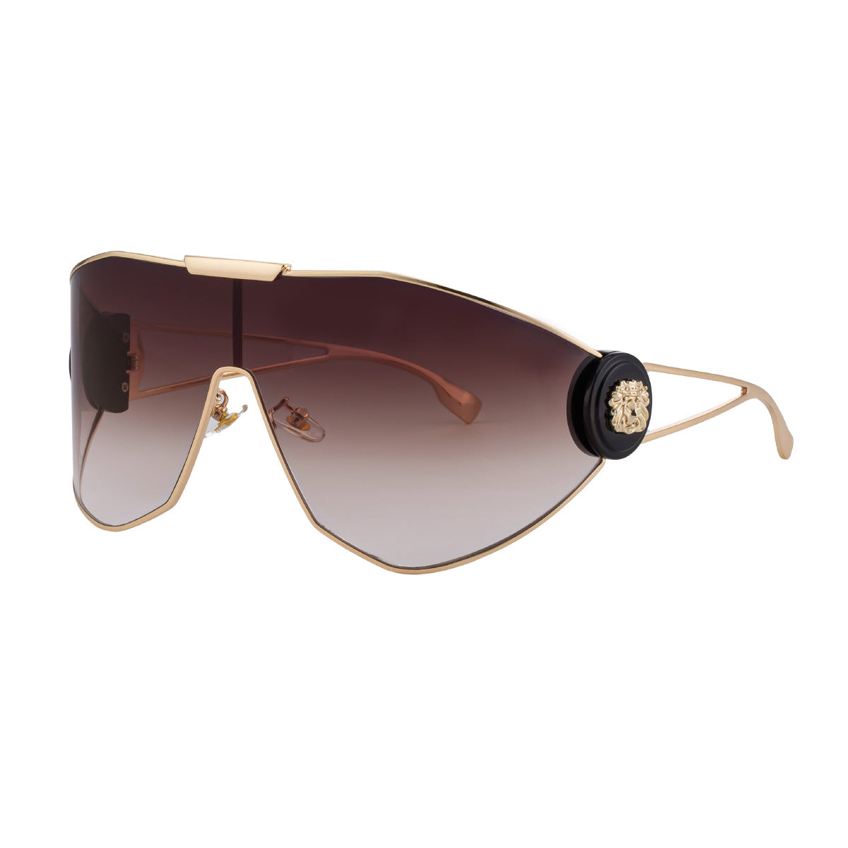 Women's Full-Frame Sports Aviator Sunglasses — Integrated Lens UV Protection