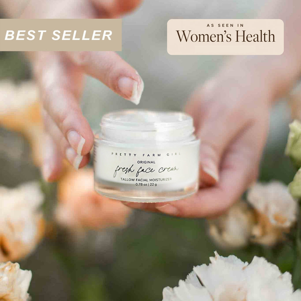 Crema Facial Antiedad Hidratante de Sebo "Fresh Face"