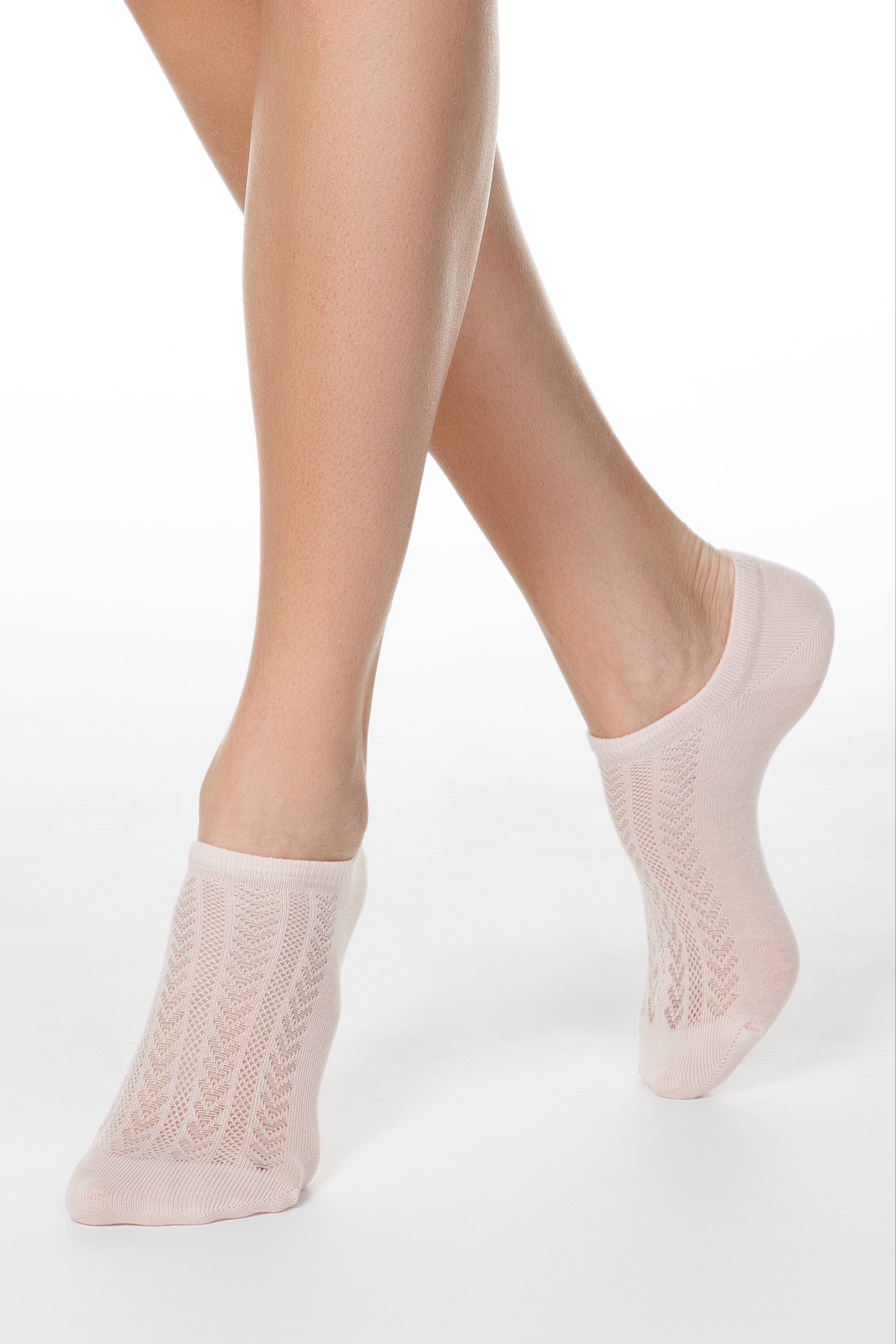 Calcetines tobilleros de algodón Conte Active - 179 Calado