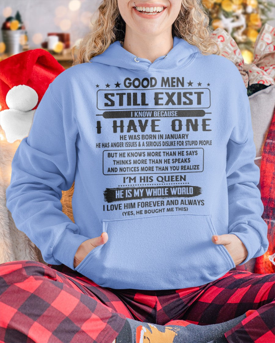 January - Good men Still Exist - gift for your girlfriend, wife from Husband - NGHL01 (SKU-GM-01)