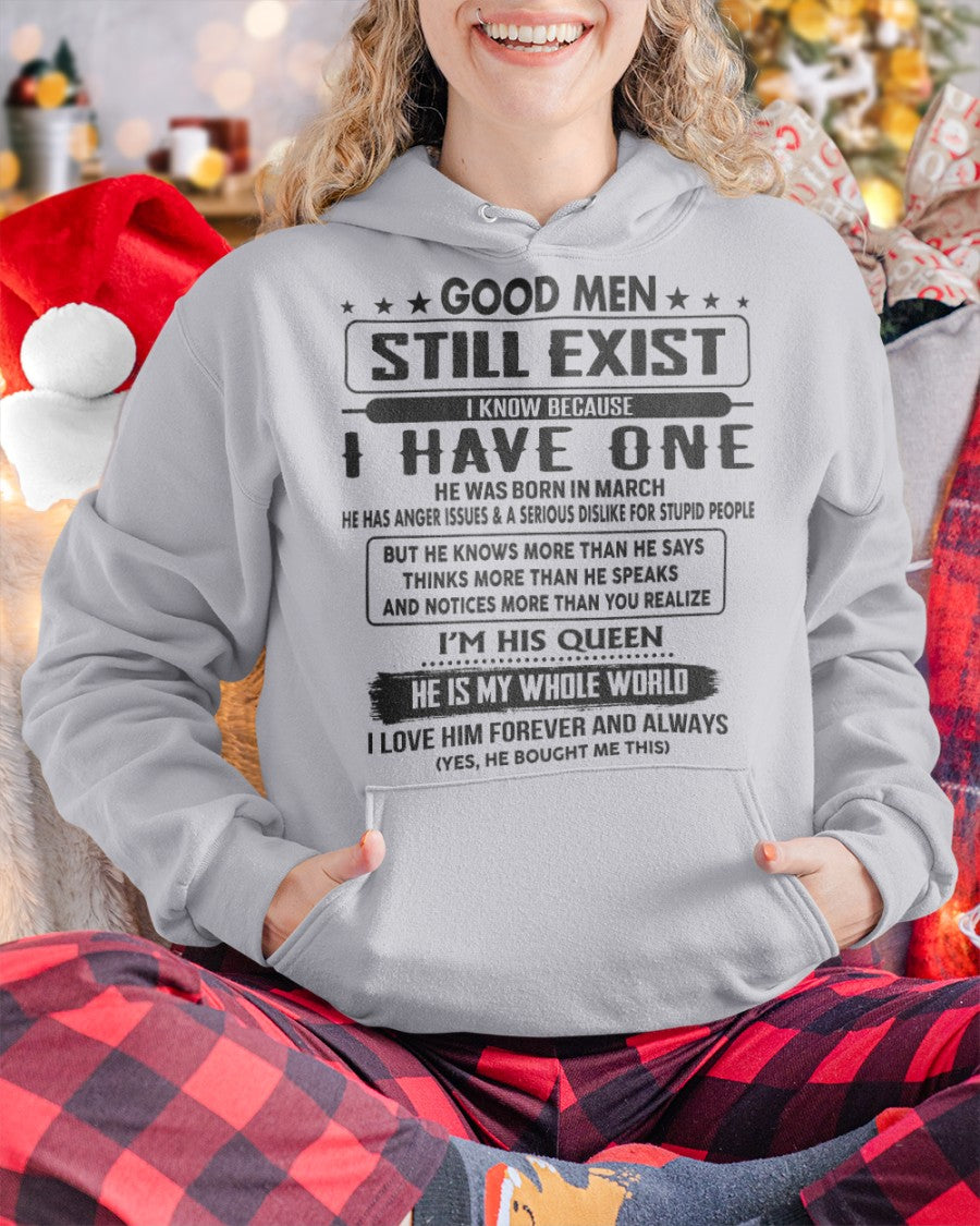 March - Good men Still Exist - gift for your girlfriend, wife from Husband - NGHL03 (SKU-GM-03)