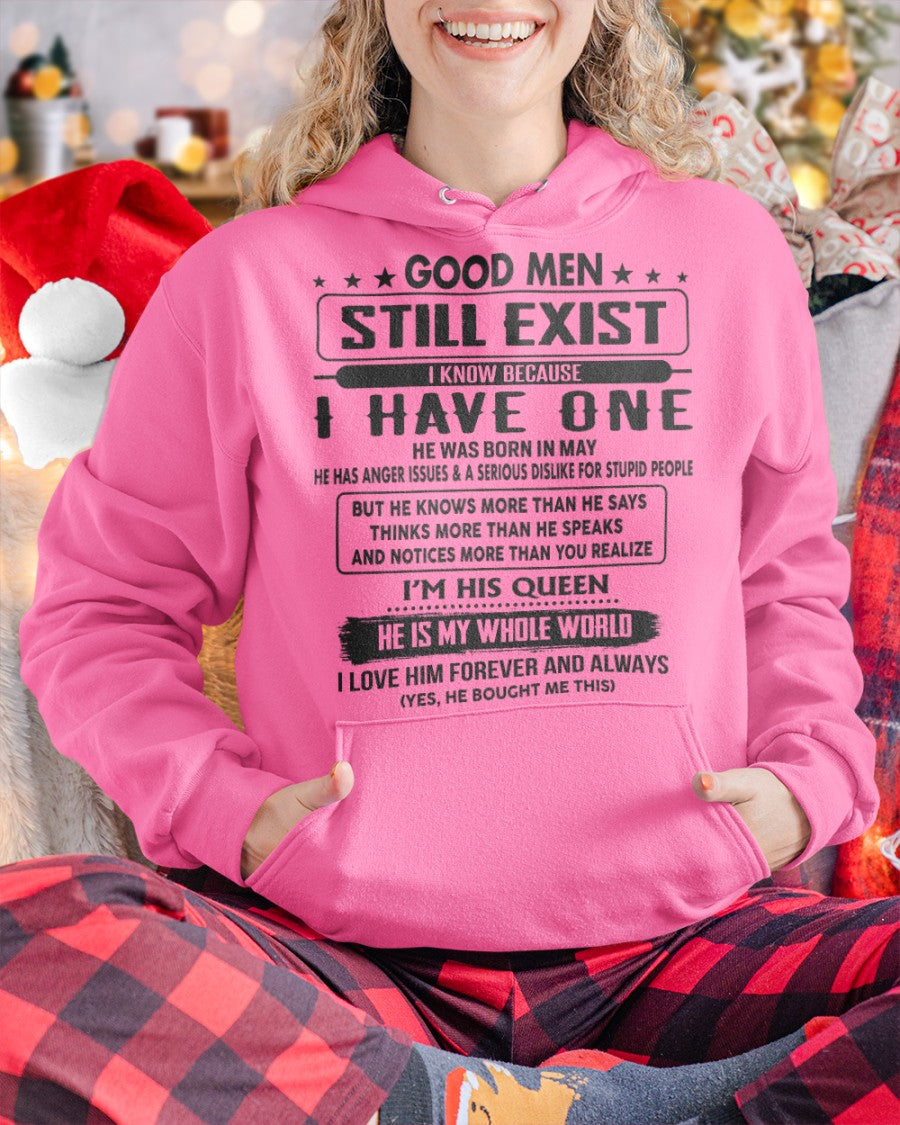 May - Good men Still Exist - gift for your girlfriend, wife from Husband - NGHL05 (SKU-GM-05)