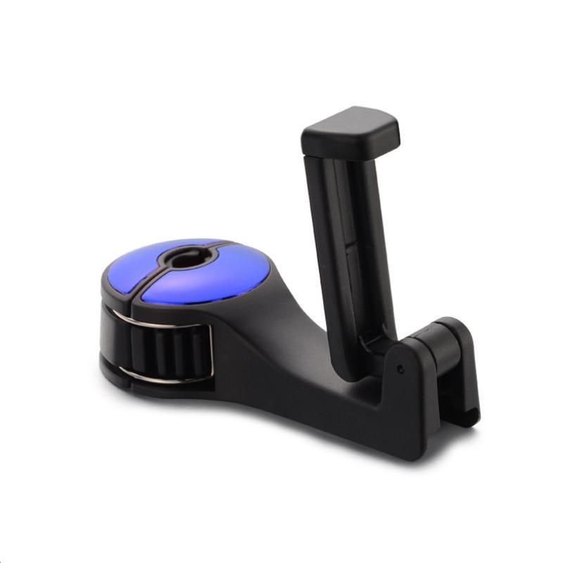 NUEVOS Ganchos Ajustables para Reposacabezas de Coche Soporte Móvil Soporte para Teléfono de Coche Sujetador Clips Colgadores para Respaldo de Asiento para Bolsos Artículos para el Hogar para Teléfonos