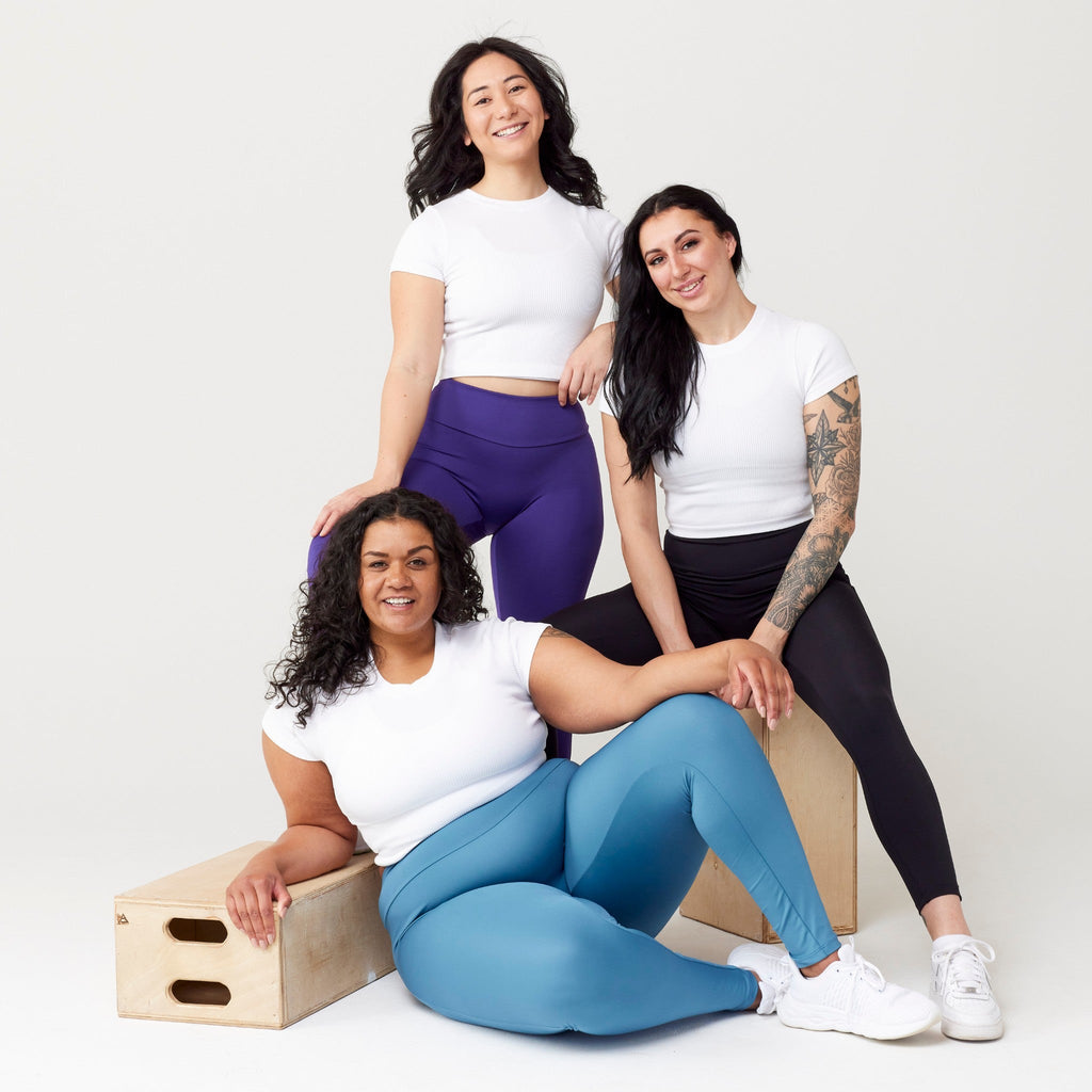 Leggings de cintura alta StayUP™ - Índigo