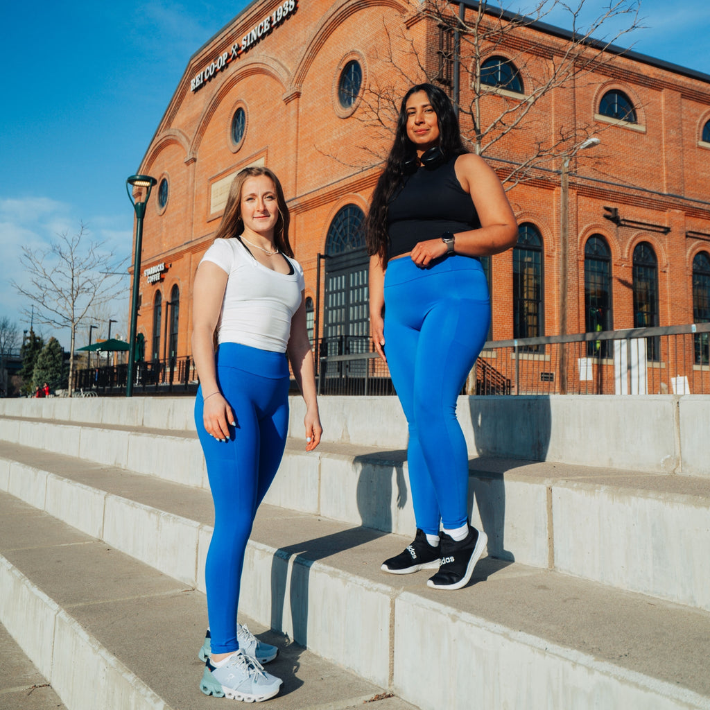 Leggings de cintura alta StayUP™ con bolsillo - Azul cobalto