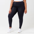 Leggings StayUP™ de talle alto con bolsillo - Negro