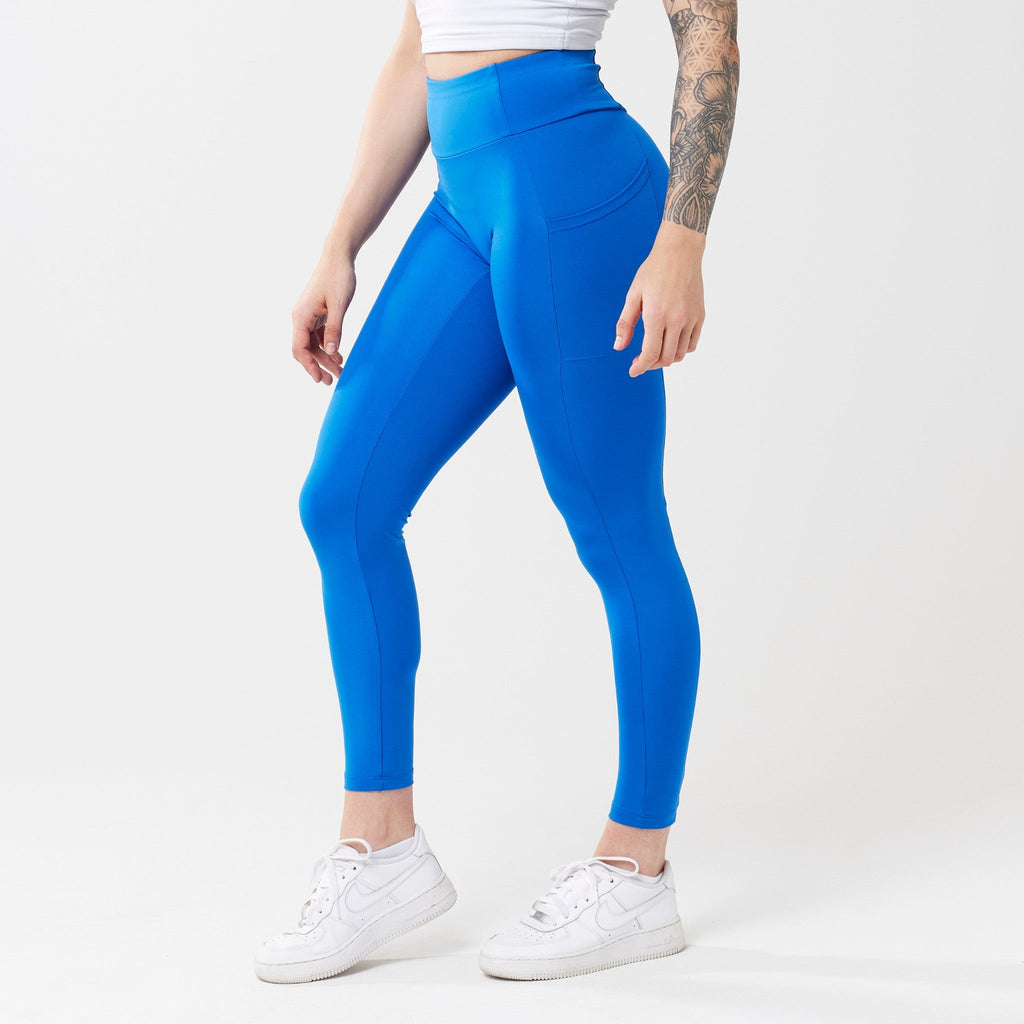Leggings de cintura alta StayUP™ con bolsillo - Azul cobalto