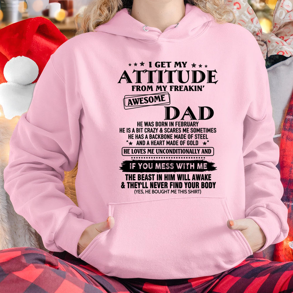 February - Gift For Son and Daughter From Dad - NGHL02 - (SKU-TDADC-02)