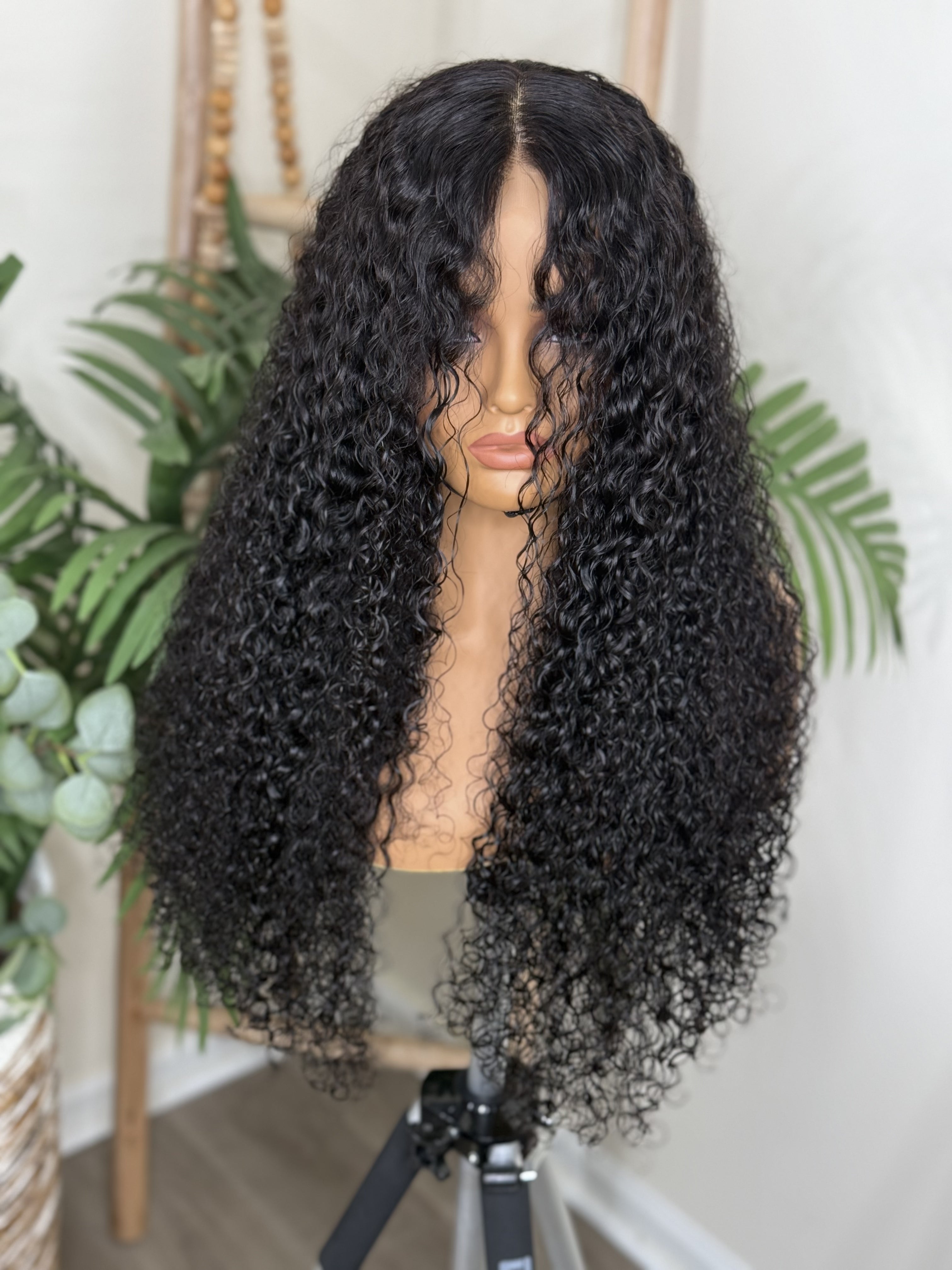 Cabello Virgen Rizado Birmano