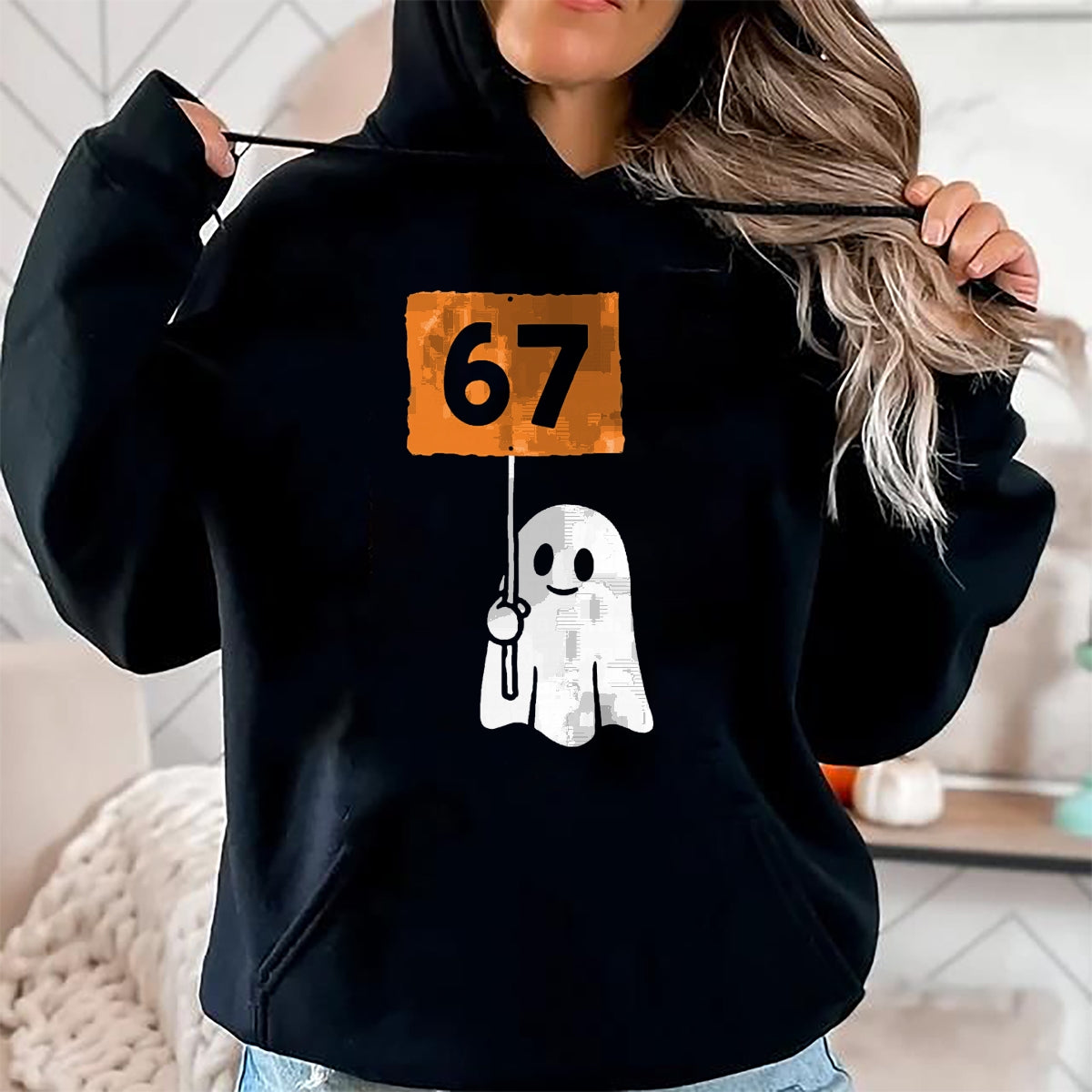 67 Humor Memes 6-7 Divertido Seis Siete Camiseta de Halloween - Camiseta/Sudadera con Capucha Unisex de Halloween - NGHL00 (Copia) (Copia)