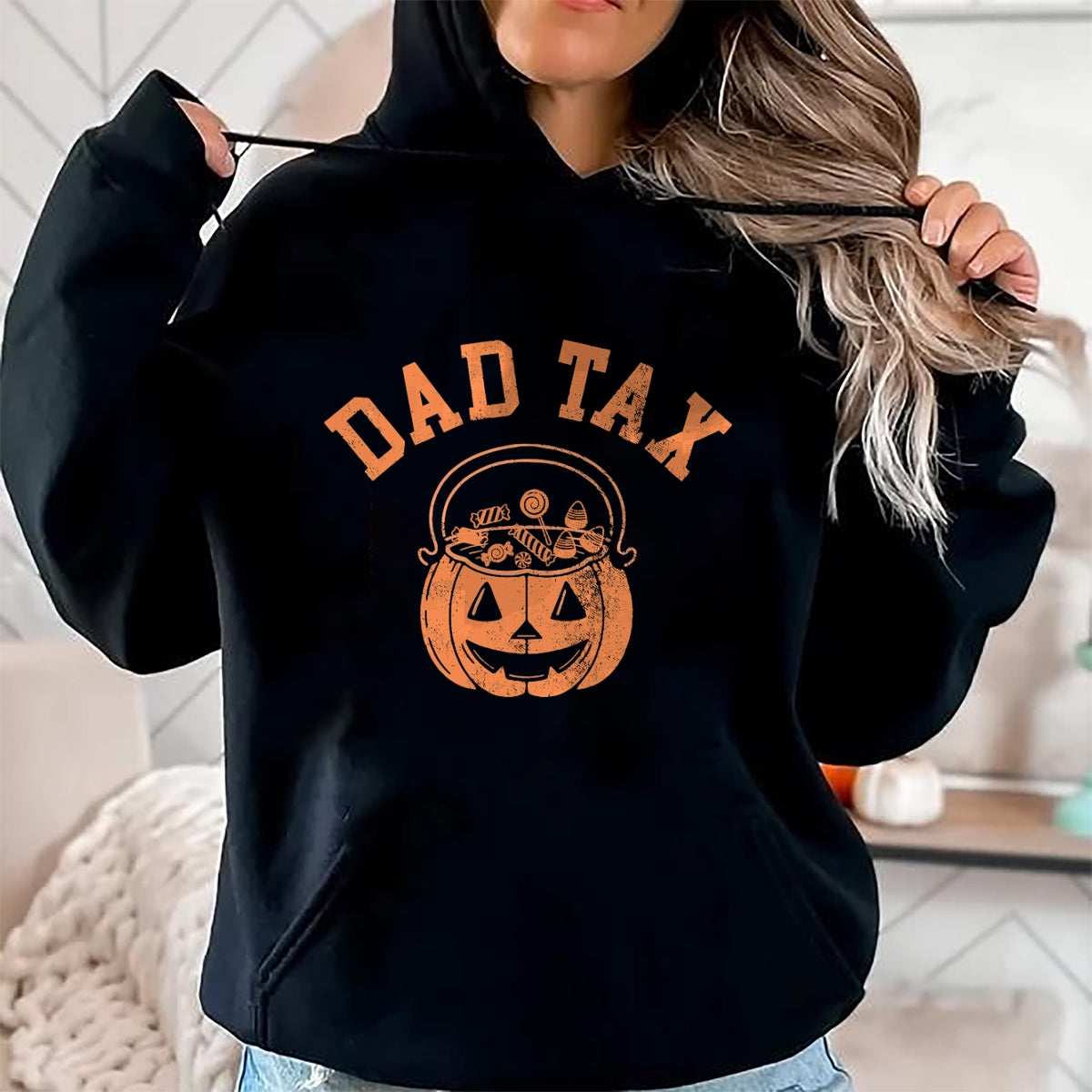 Camiseta "Impuesto de Papá" para Halloween, Dulces, Calabaza, Chiste de Papá - Camiseta/Sudadera con Capucha Unisex de Halloween - NGHL00
