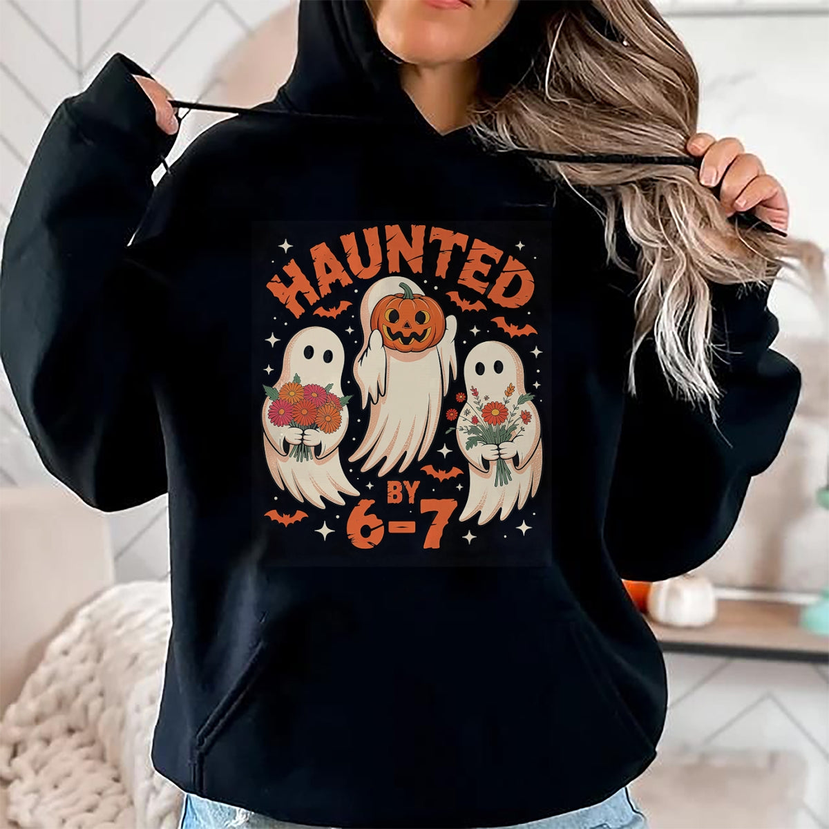Camiseta 67 Meme Halloween Embrujado por 6 7 Seis Siete - Camiseta/Sudadera Unisex de Halloween - NGHL00 (Copia)