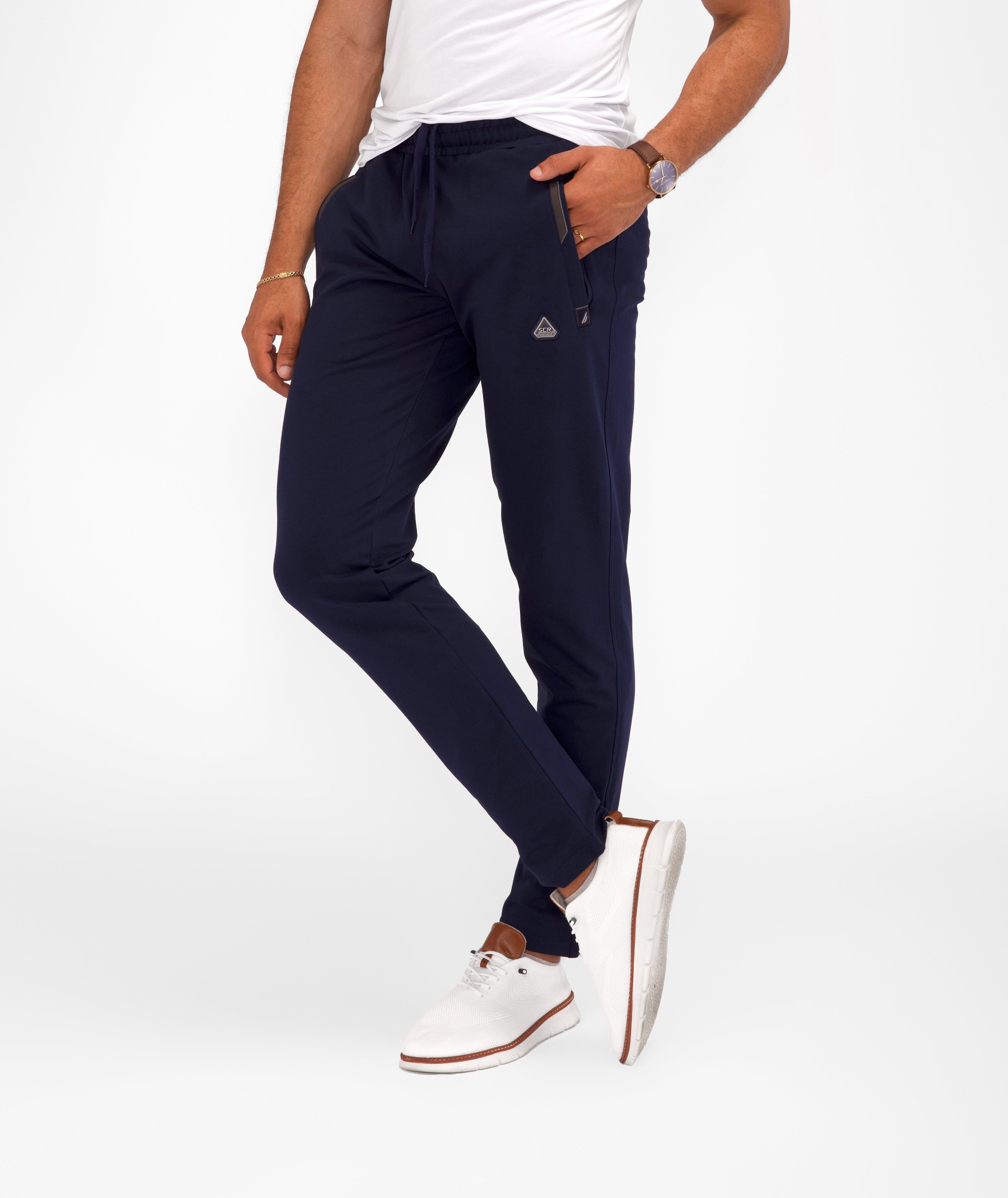 Pantalones de chándal deportivos cómodos para todo el día - Con forma cónica (Talla alta)