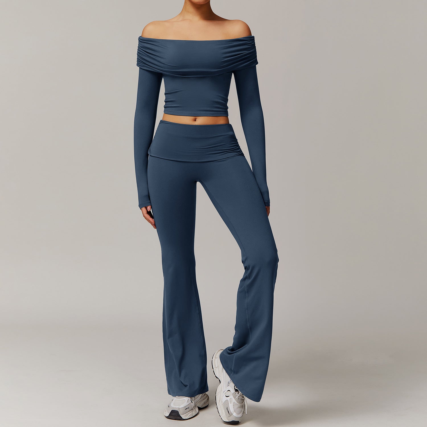 Sollinarry Yoga Cepillado Ropa de Yoga Casual Cómoda para Mujer Conjunto Deportivo para Correr y Entrenamientos