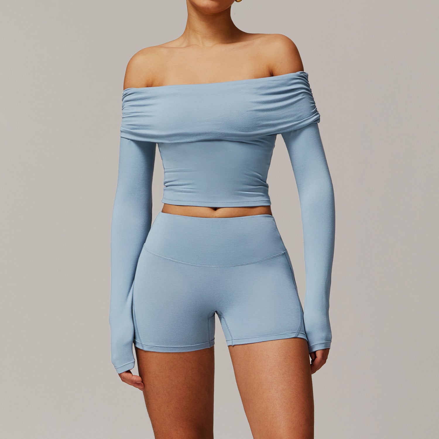 Sollinarry Yoga Cepillado Ropa de Yoga Casual Cómoda para Mujer Conjunto Deportivo para Correr y Entrenamientos