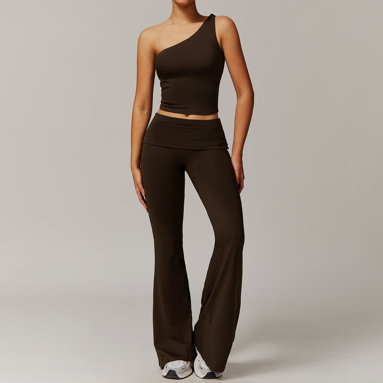Sollinarry Yoga Cepillado Ropa de Yoga Casual Cómoda para Mujer Conjunto Deportivo para Correr y Entrenamientos