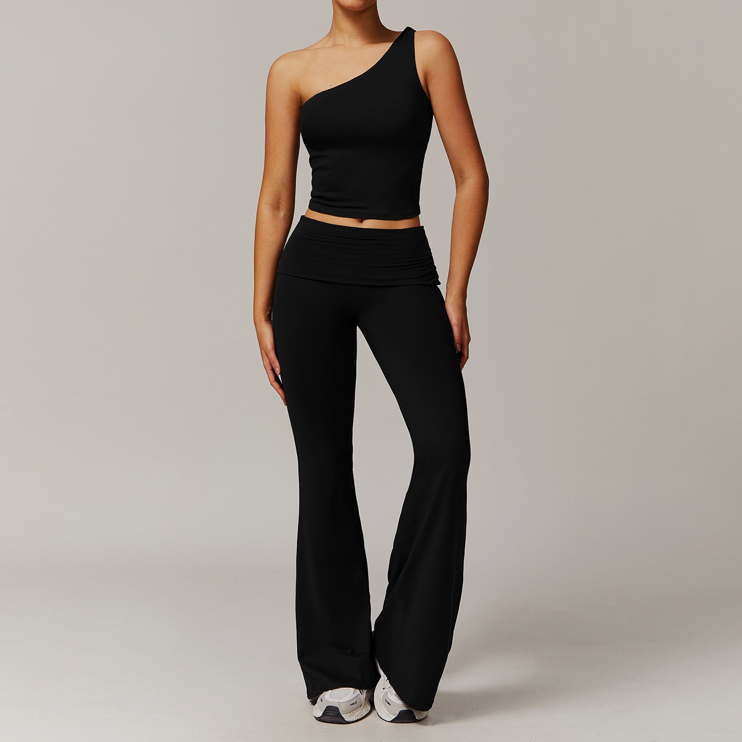 Sollinarry Yoga Cepillado Ropa de Yoga Casual Cómoda para Mujer Conjunto Deportivo para Correr y Entrenamientos