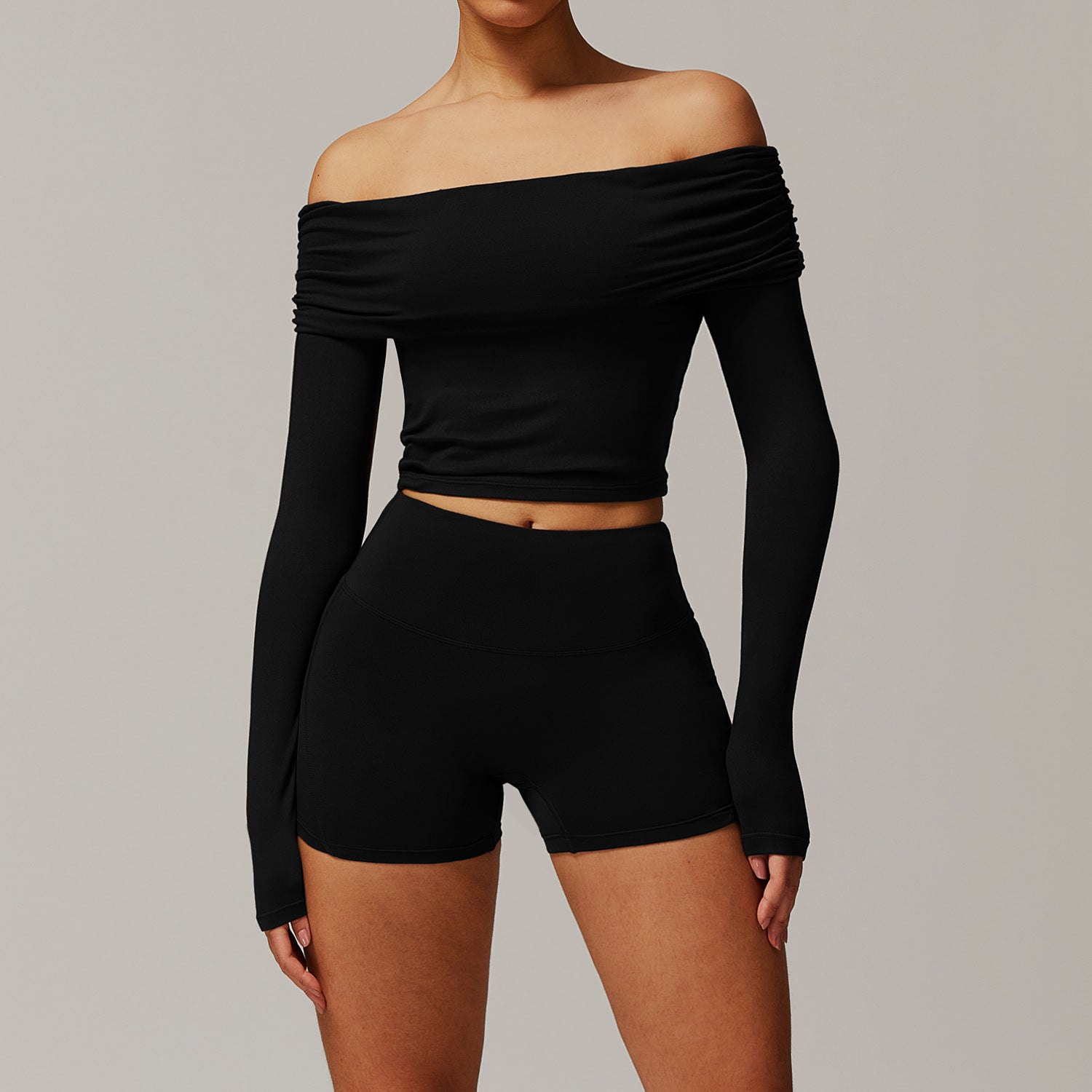 Sollinarry Yoga Cepillado Ropa de Yoga Casual Cómoda para Mujer Conjunto Deportivo para Correr y Entrenamientos