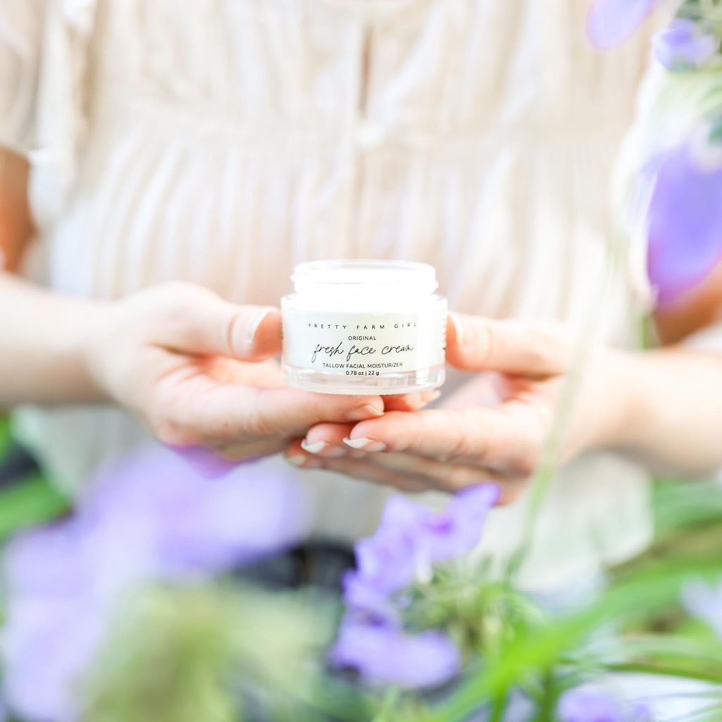 Crema Facial Antiedad Hidratante de Sebo "Fresh Face"