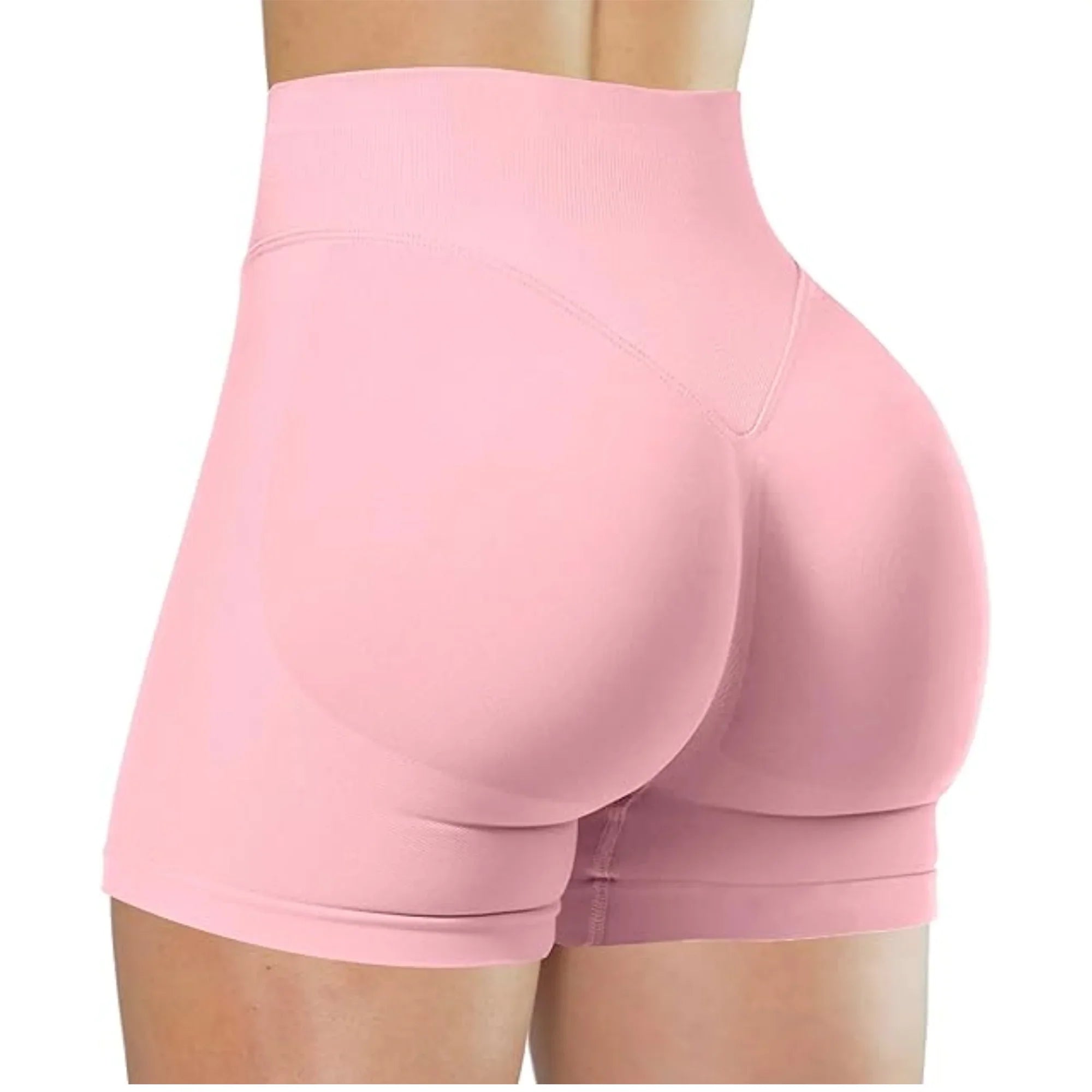 Pantalones cortos de yoga de cintura alta para verano, a la moda y sexys, para correr, fitness, leggings de yoga de color sólido