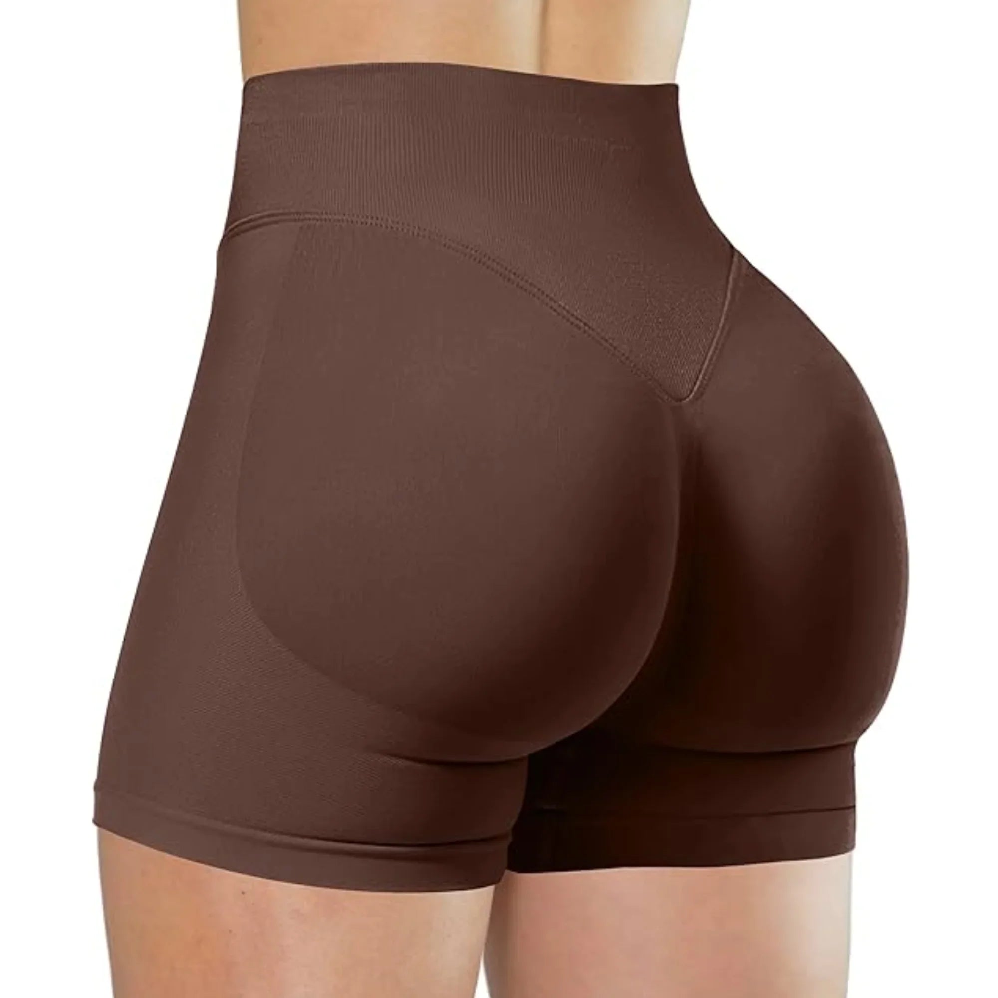 Pantalones cortos de yoga de cintura alta para verano, a la moda y sexys, para correr, fitness, leggings de yoga de color sólido