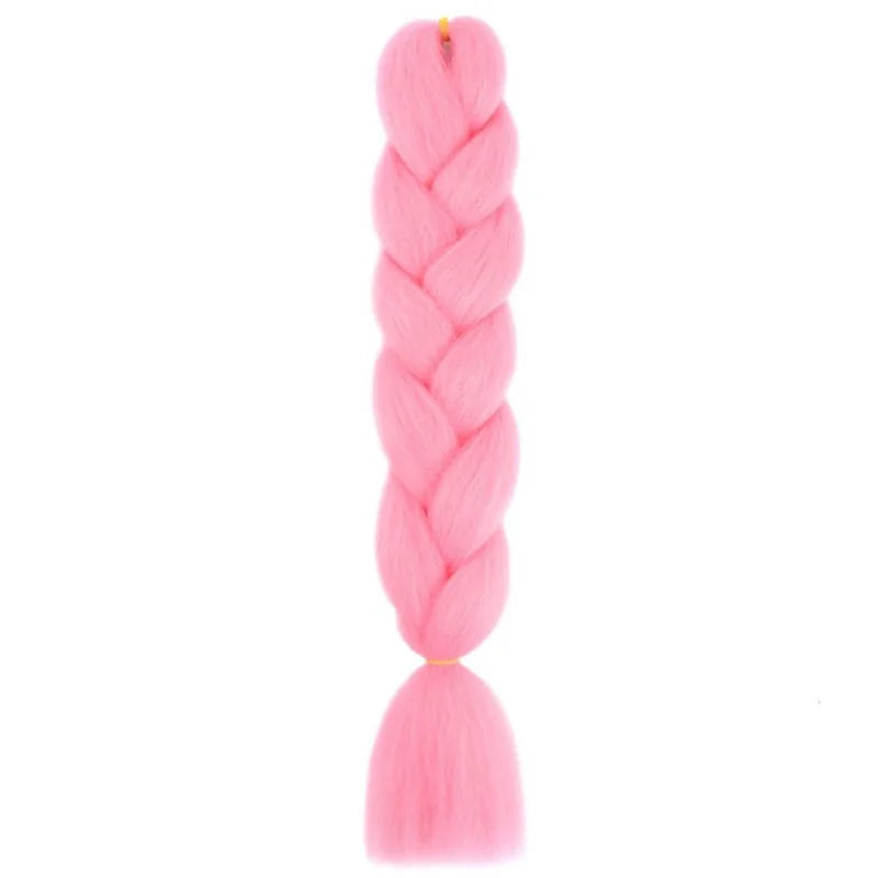 Extensiones de Cabello Jumbo para Trenzas de 24 Pulgadas | Dreadlocks Sintéticas Lacias Yaki