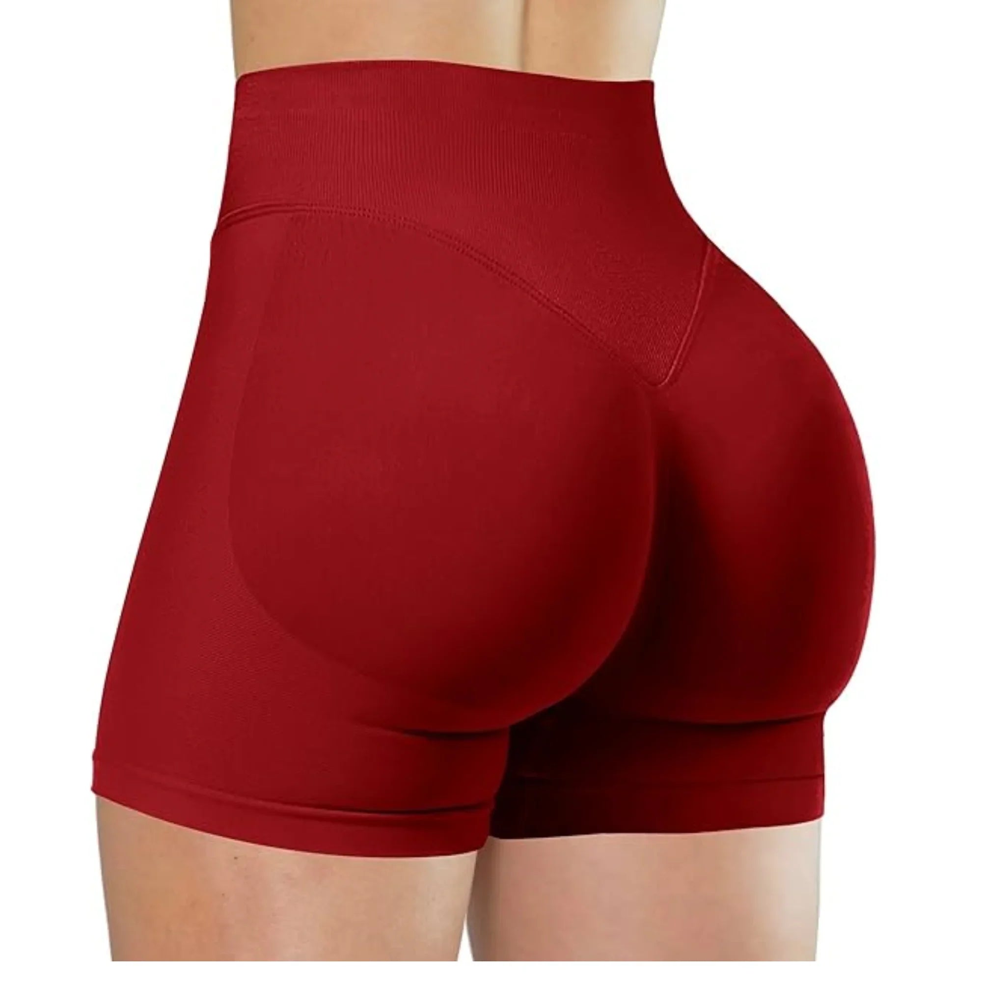 Pantalones cortos de yoga de cintura alta para verano, a la moda y sexys, para correr, fitness, leggings de yoga de color sólido